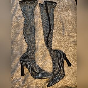 Steve Madden, 9.5 Rhinestone Boots